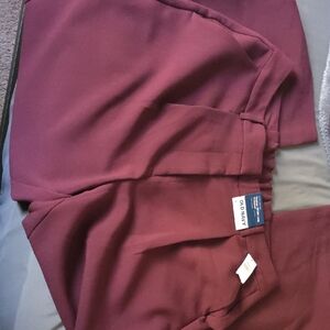 Old Navy Maroon Wide-Leg Trousers